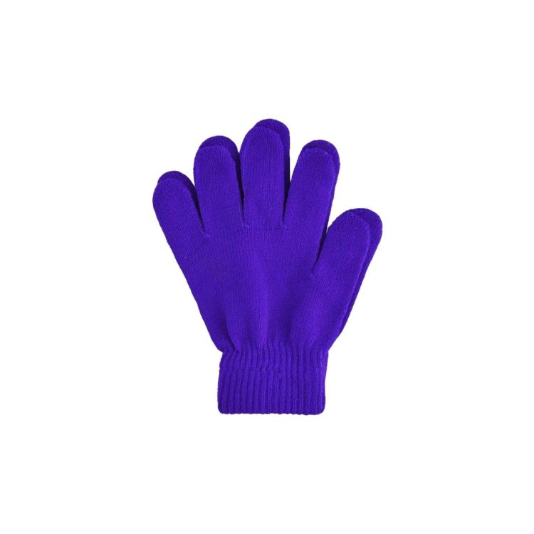 Picture of Kids Plain Knitted Gloves with Woven Label