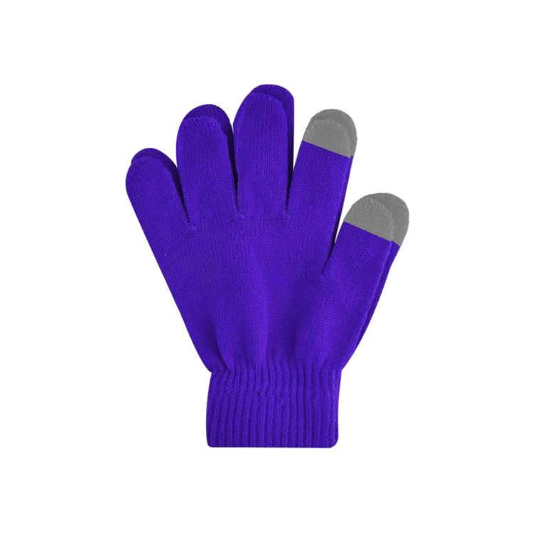 Picture of Adults Plain Knitted Gloves with Woven Label