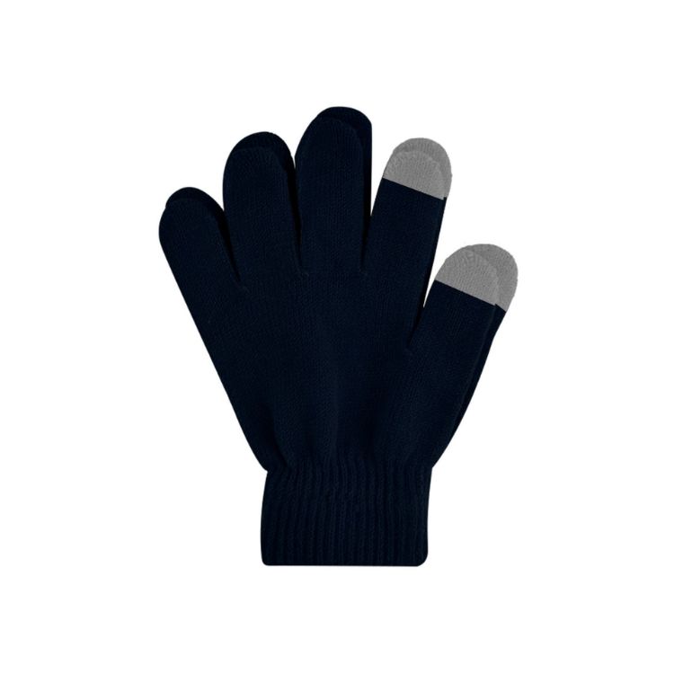 Picture of Adults Plain Knitted Gloves with Woven Label