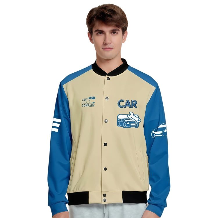 Picture of Unisex Polyester Scuba Sublimated Varsity Jacket