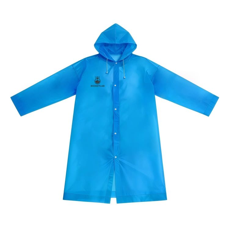 Picture of Reusable Adult PEVA Screen Print Raincoat