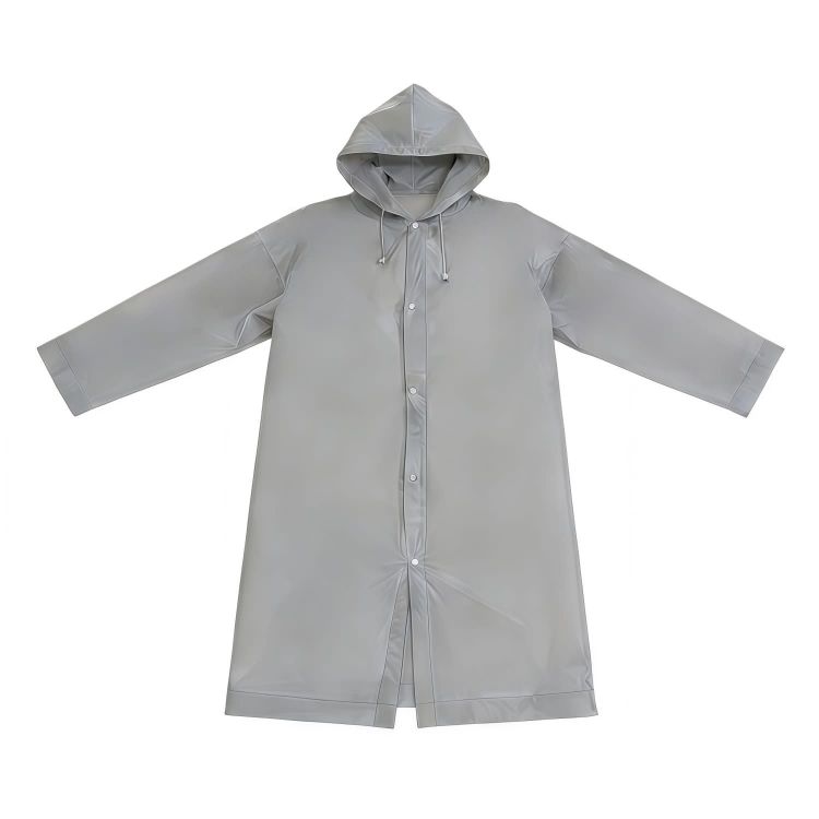 Picture of Reusable Adult PEVA Screen Print Raincoat