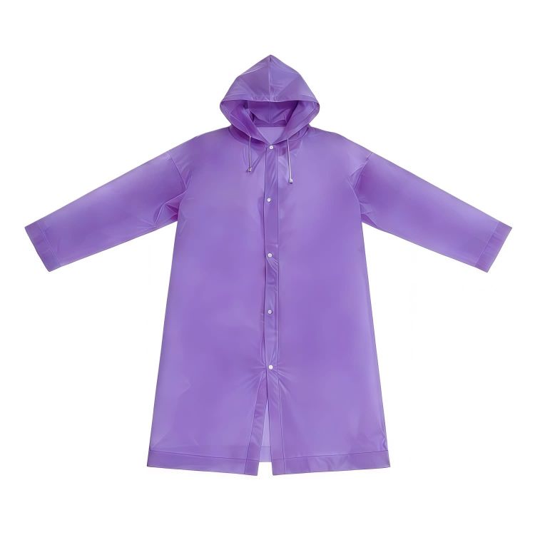 Picture of Reusable Adult PEVA Screen Print Raincoat