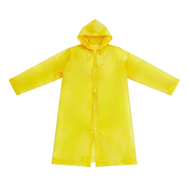 Picture of Reusable Adult PEVA Screen Print Raincoat