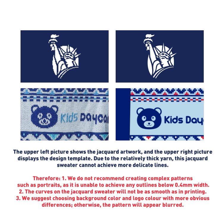 Picture of Unisex Acrylic Cotton Jacquard Sweater