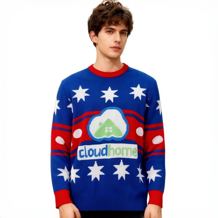 Picture of Unisex Winter Acrylic Jacquard Sweater