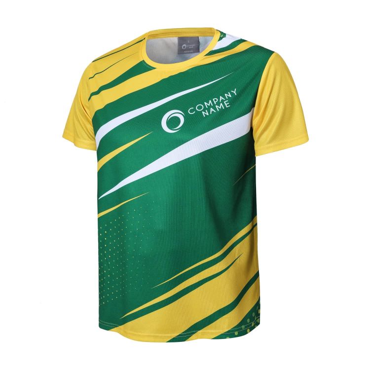 Picture of 100% Polyester Sublimated Sports Tee Shirt