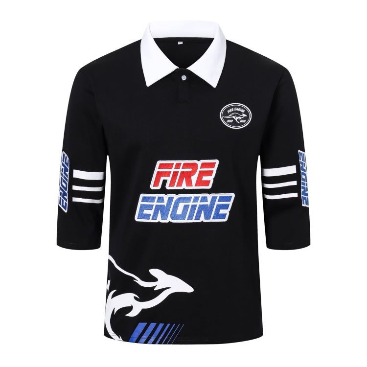 Picture of Highly Customized Three-Quarter Sleeve Football Jersey