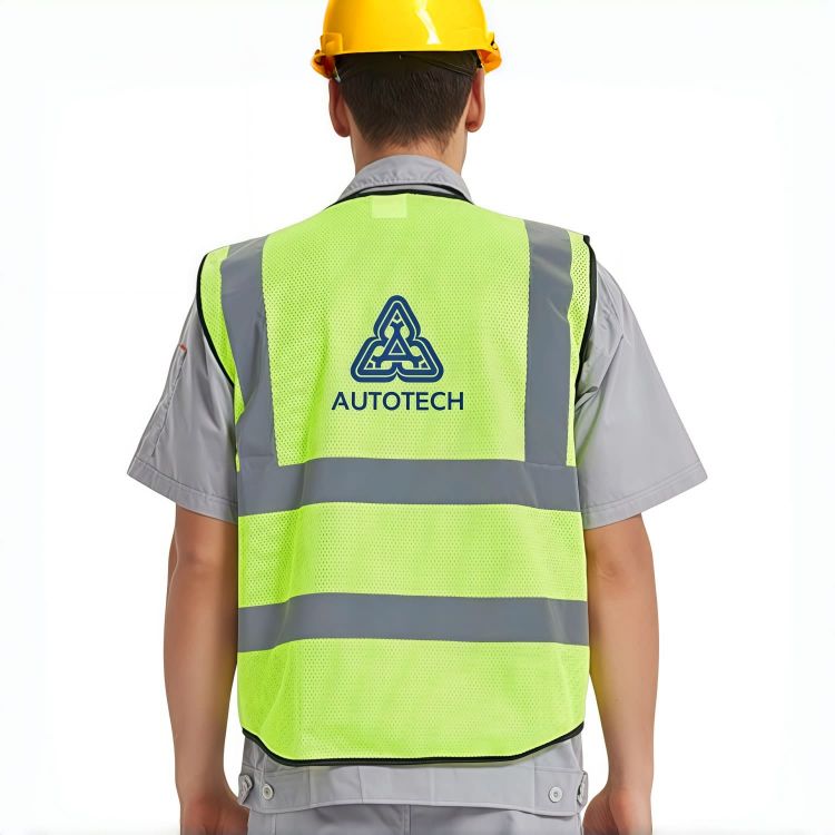 Picture of Unisex Adults Hi-Vis Vest With Reflective Tapes and Functional Pockets