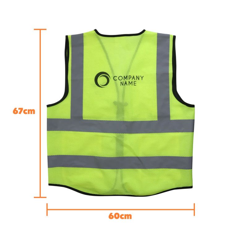 Picture of Unisex Adults Hi-Vis Vest With Reflective Tapes and Functional Pockets