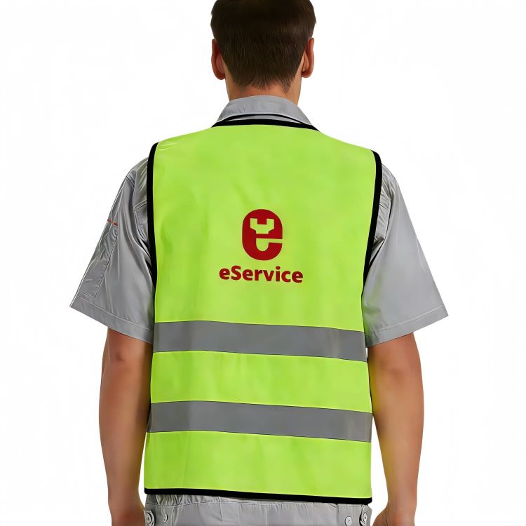 Picture of Unisex Adults Classic Hi-Vis Vest with Horizontal Reflective Tape