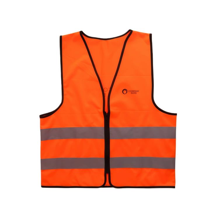 Picture of Unisex Adults Classic Hi-Vis Vest with Horizontal Reflective Tape
