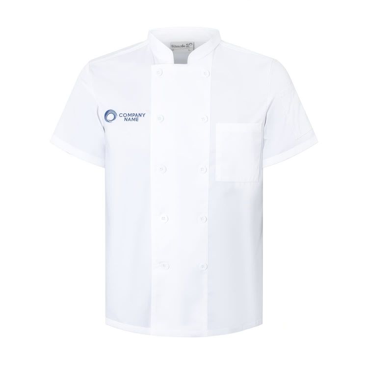 Picture of Classic Short Sleeves Double Breasted Chef Jacket