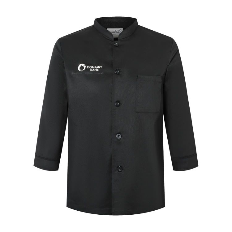 Picture of Classic 3/4 Sleeves Single Breasted Chef Jacket