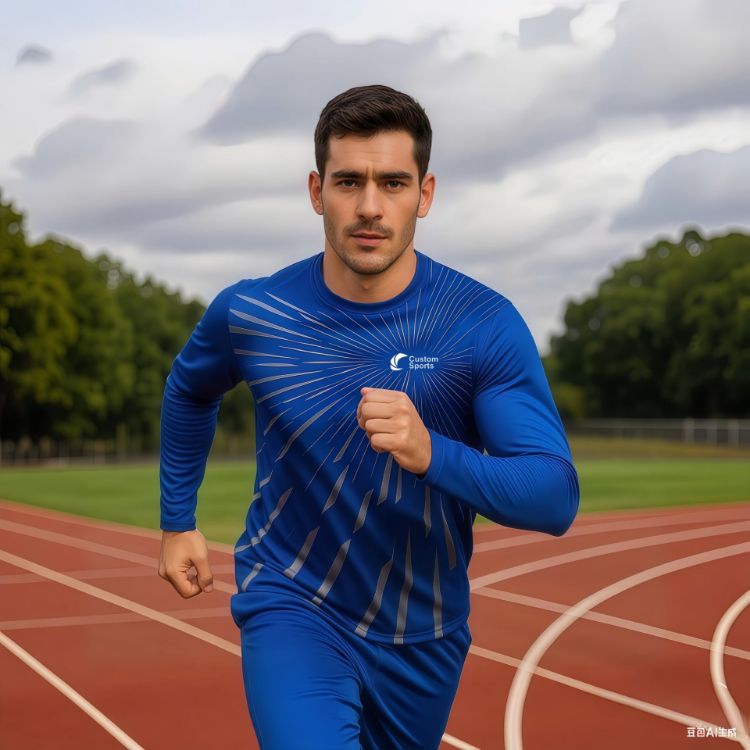 Picture of 100% Poly Milk Silk Sublimated Basic Long Sleeves Shirt