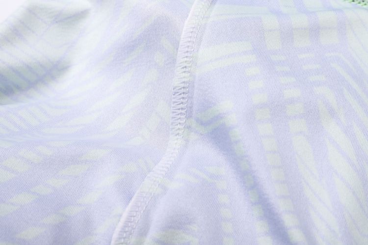 Picture of Unisex Adults 100% Poly Milk Silk Sublimated Long Sleeves V-Neck Shirt