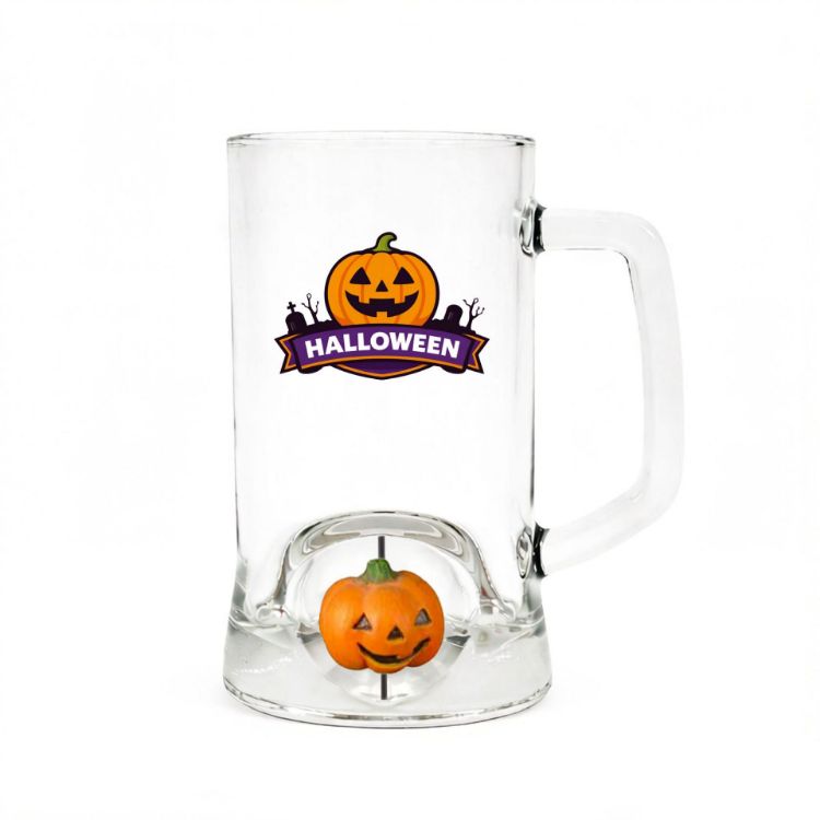Picture of Beer Glass with Custom Spinner Toy