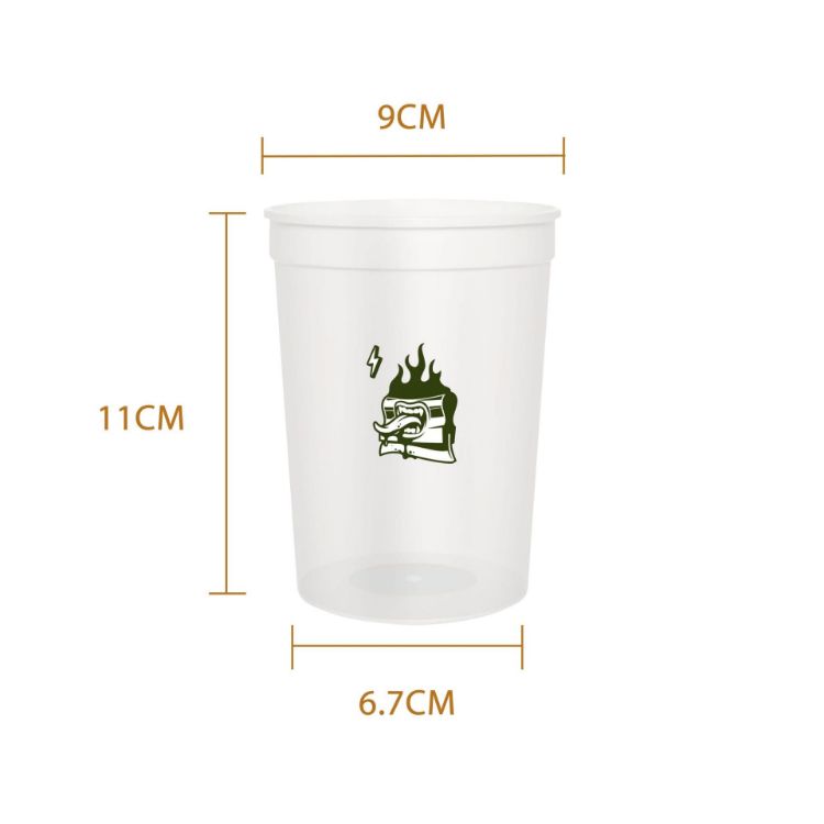 Picture of 473ml Translucent Plastic Stadium Cup