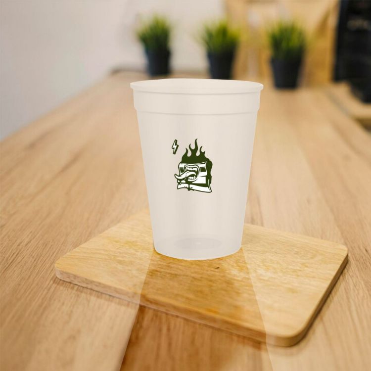 Picture of 473ml Translucent Plastic Stadium Cup