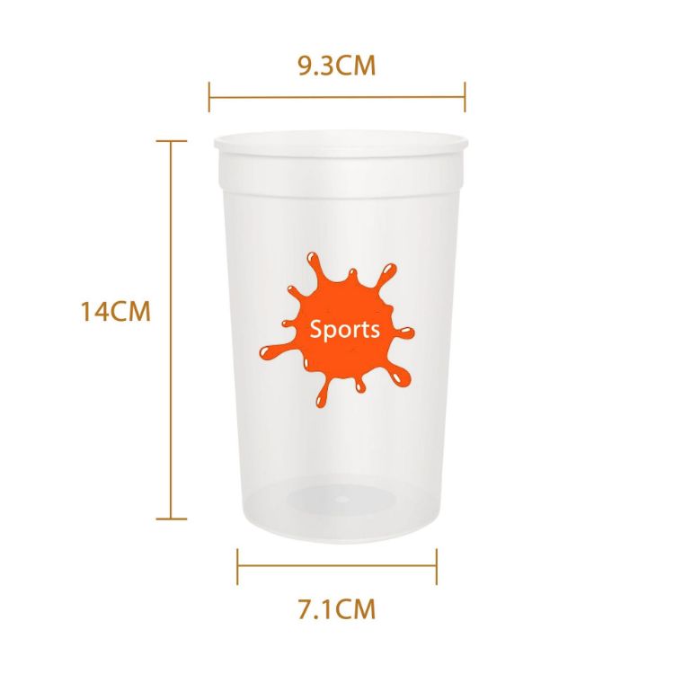 Picture of 650ml Translucent Plastic Stadium Cup