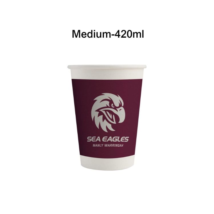 Picture of Home Compostable Aqueous Single Wall Paper Cups