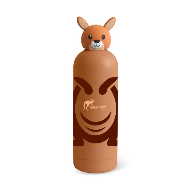 Picture of Double Wall Vacuum Bottle with Animal Head