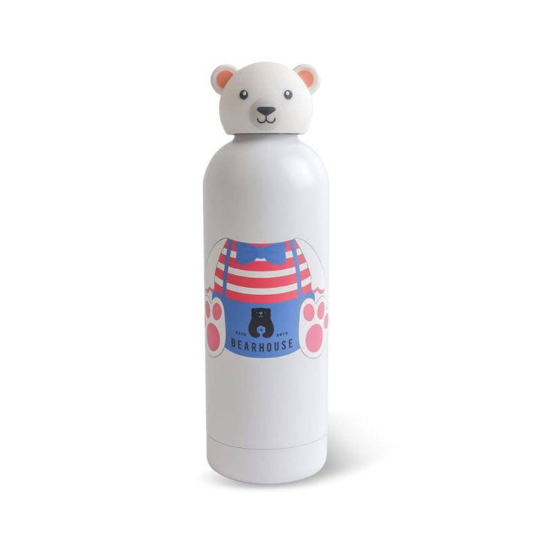 Picture of Double Wall Vacuum Bottle with Animal Head