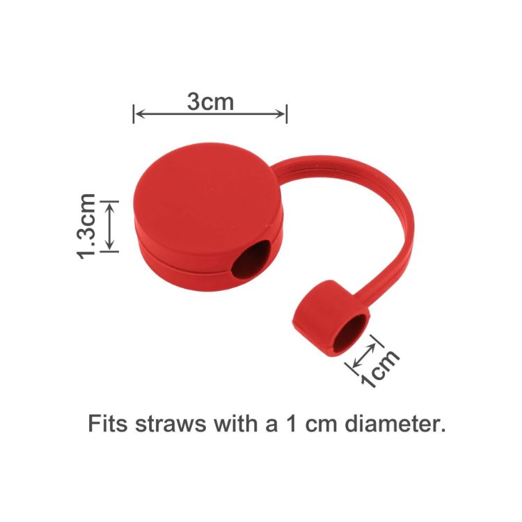 Picture of Round Silicone Straw Cover
