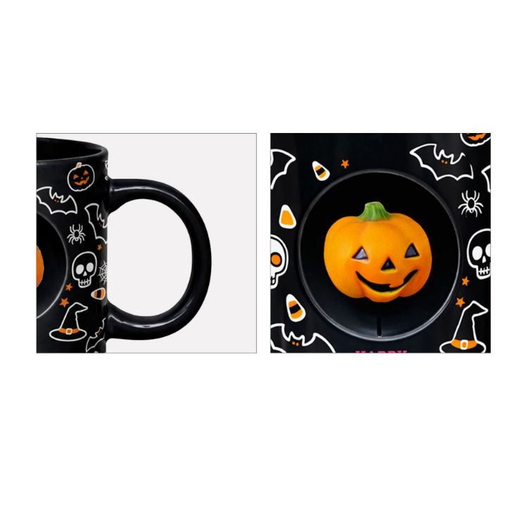 Picture of Ceramic Coffee Mug with Custom Spinner Toy