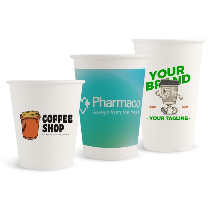 Picture of PLA Single Wall Compostable Paper Cups