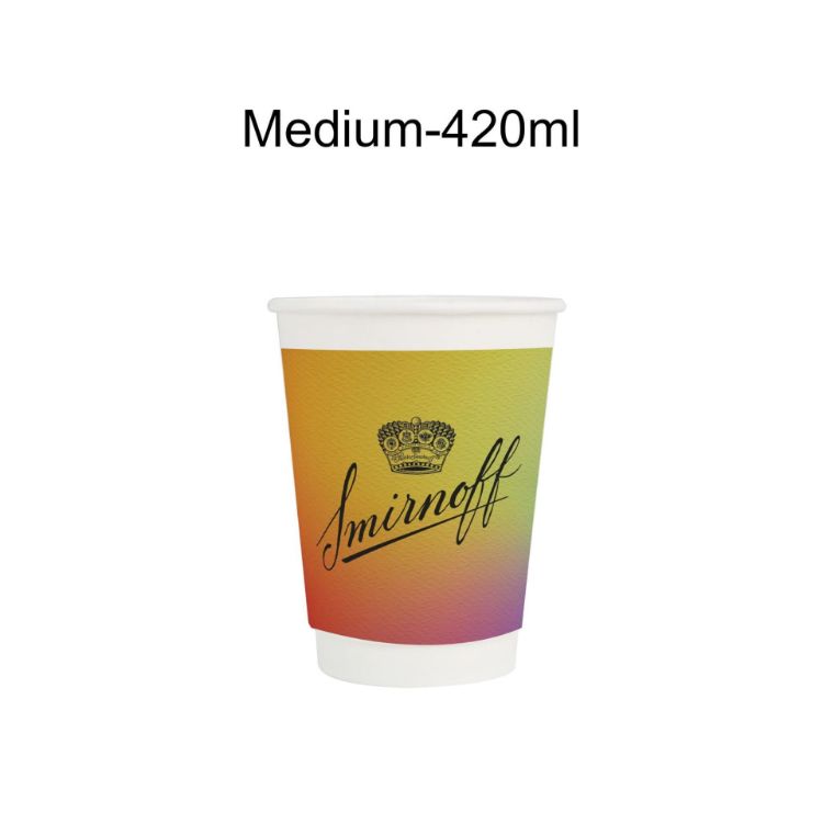 Picture of PLA Double Wall Compostable Paper Cups