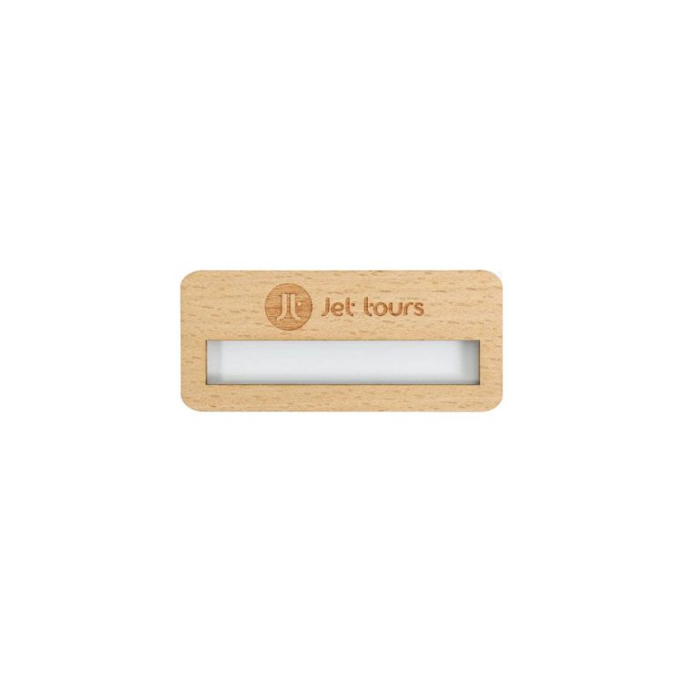 Picture of Reusable Wooden Name Badge