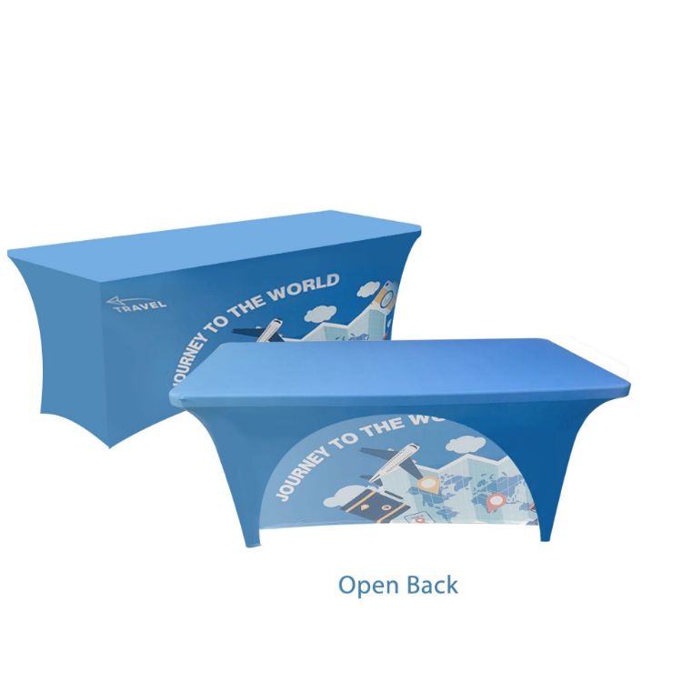 Picture of Stretch Table Covers with Open Back * 6ft