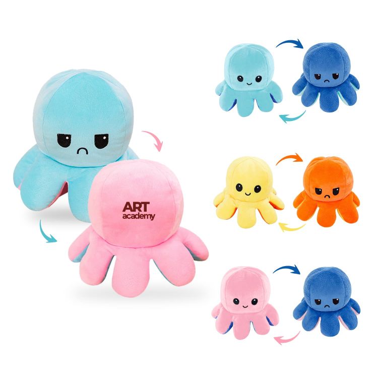 Picture of Large Reversible Octopus Plush Toy
