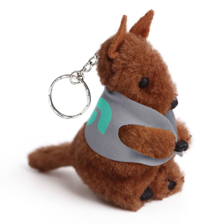 Picture of Kangaroo Clip on Stuffed Plush Toy