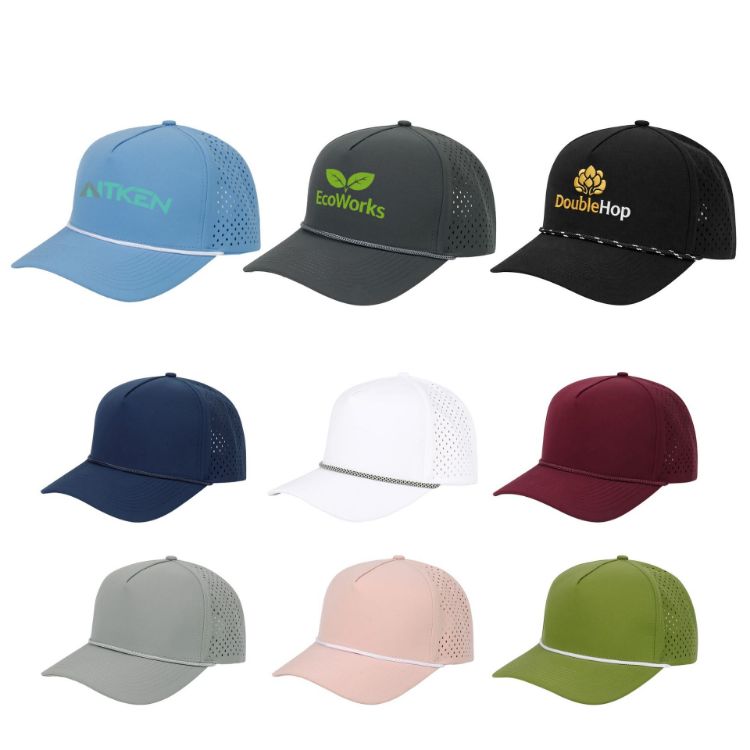 Picture of 5 Panel Mesh Back Performance Rope Cap