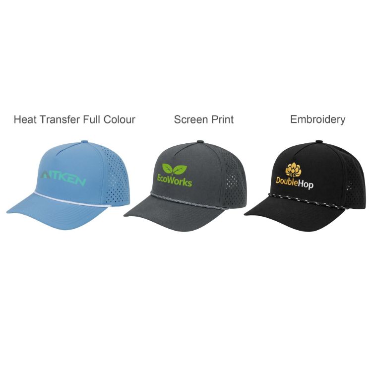 Picture of 5 Panel Mesh Back Performance Rope Cap