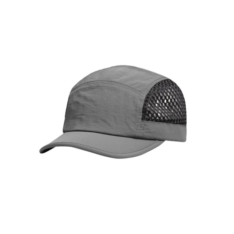Picture of 5 Panel Short Brimmed Mesh Running Cap