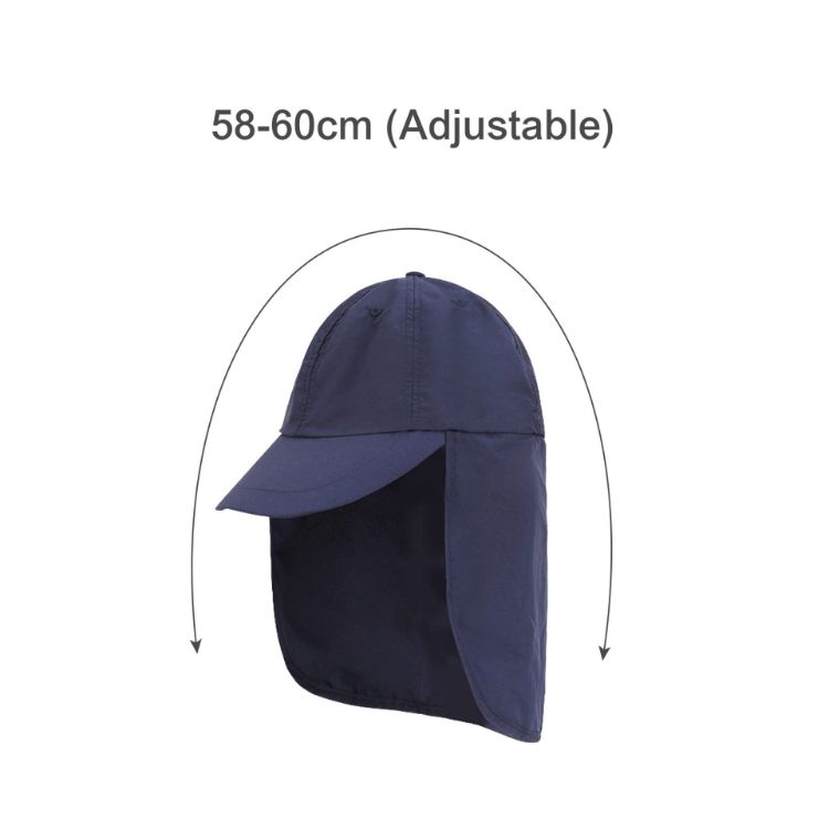 Picture of Baseball Cap with Neck Flap