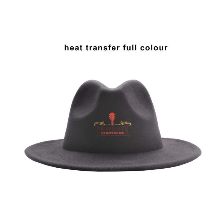 Picture of Felt Wide Brim Fedora Hat