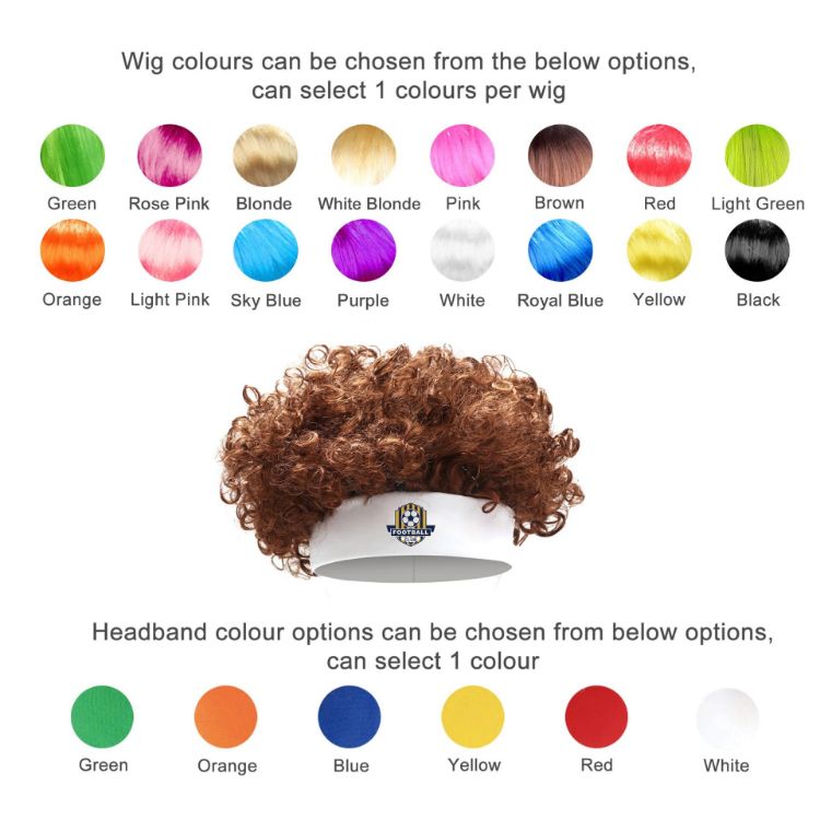 Picture of Solid Afro Headband Wig