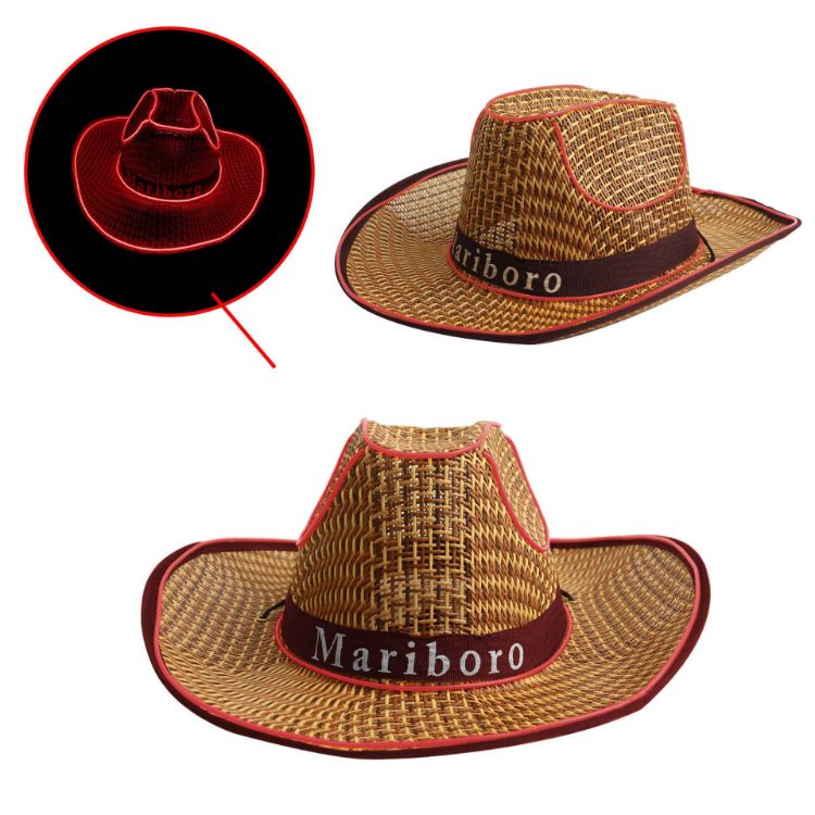 Picture of Light Up Straw Hats