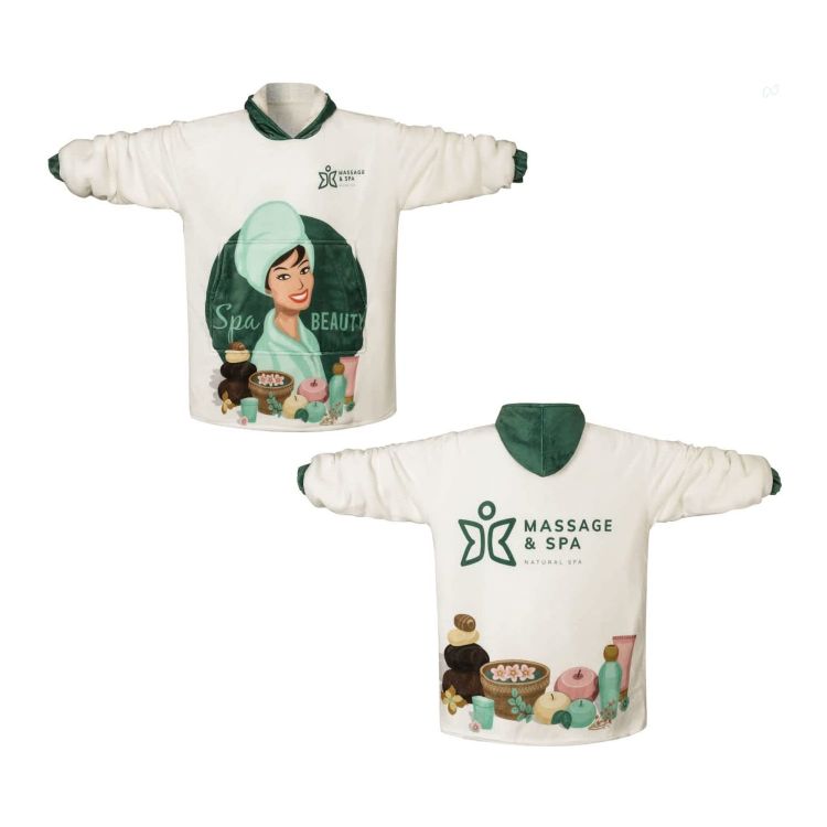Picture of Unisex Premium 100% Polyester Sublimated  Wearable Blanket