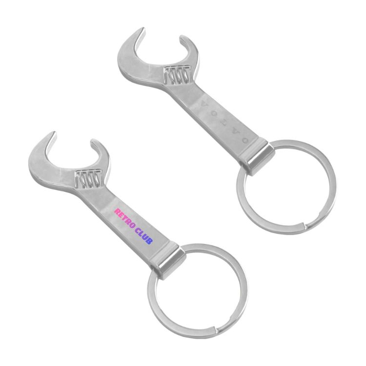 Picture of Wrench Metal Keyring Bottle Opener