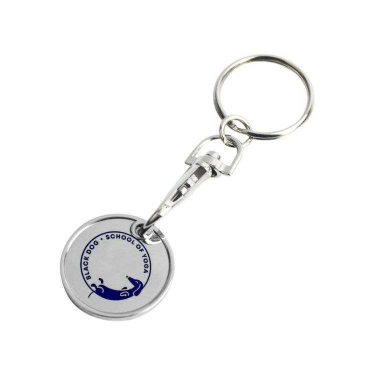 Picture of Printed Trolley Coin Keyring