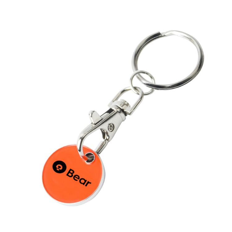 Picture of Printed Trolley Coin Keyring
