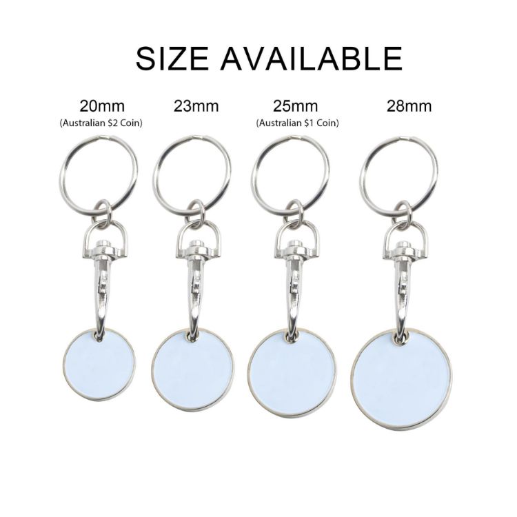 Picture of Printed Trolley Coin Keyring