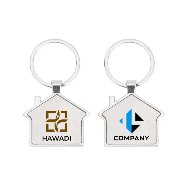 Picture of House Metal Keyring