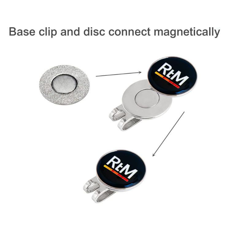 Picture of 40mm Custom Soft Enamel Golf Ball Marker