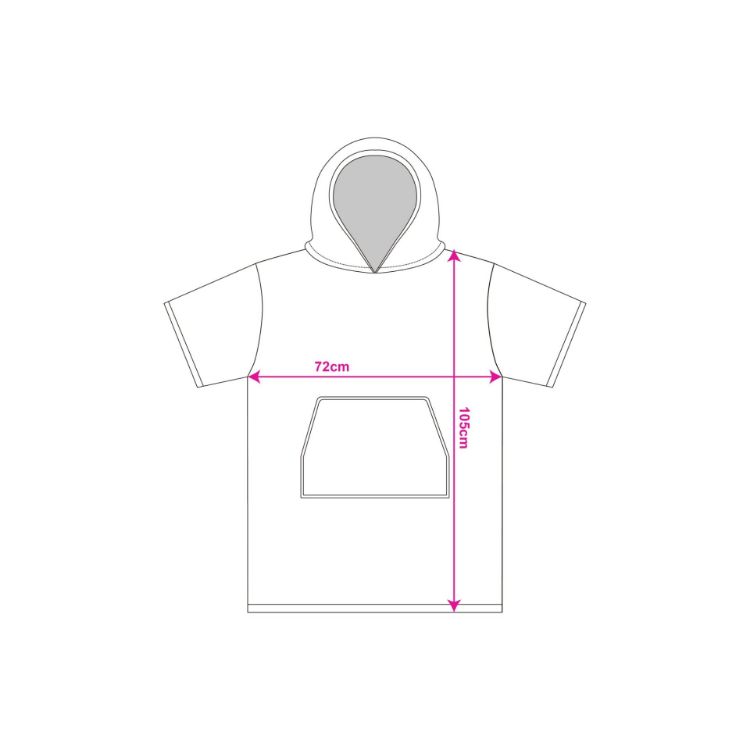 Picture of Quick-Drying Sublimation Hooded Change Towel